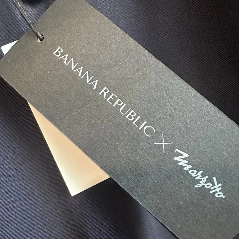 Banana Republic Men's Standard Italian Wool Suit Pant Navy Blue 40 x 32